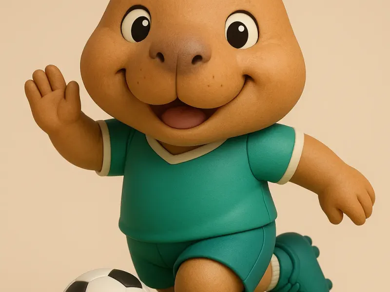 capivara futebol /coleção esportes /capybara soccer