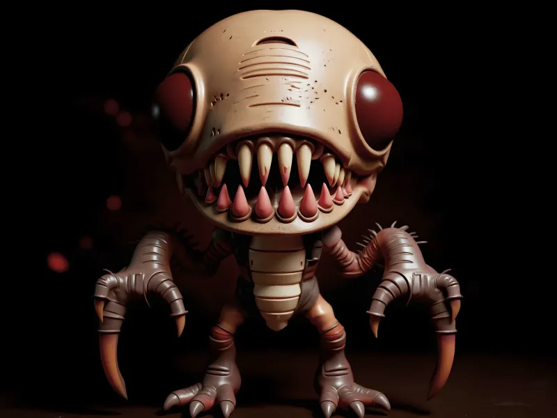 Scythe Grin Alien | Pre-Supported | Mini Terrors Collection