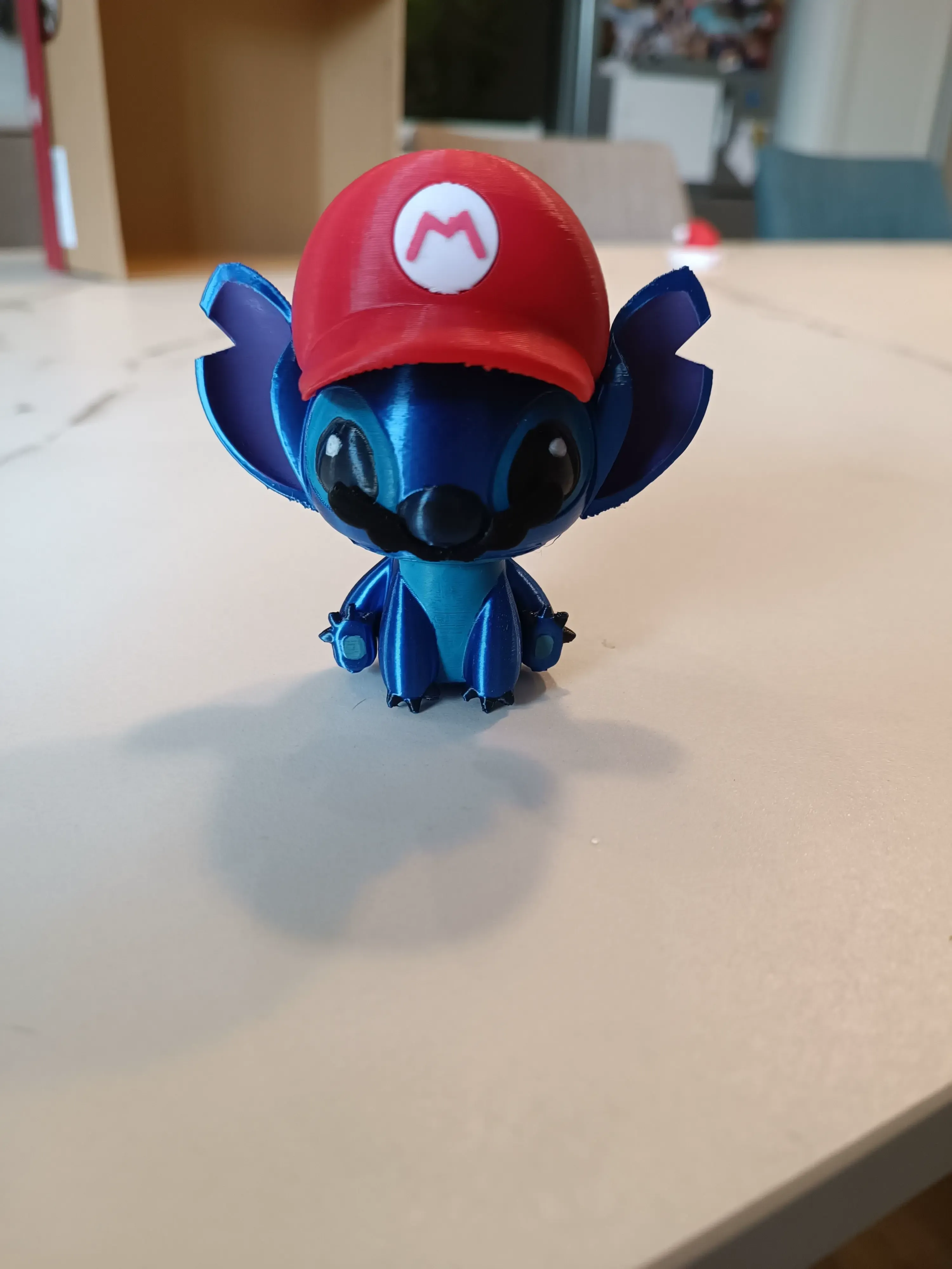 STITCH DISGUISED AS MARIO