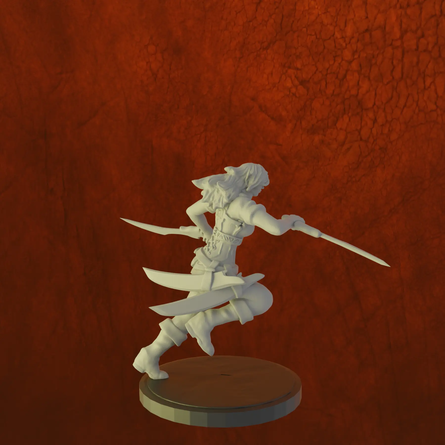 Female Drow rogue