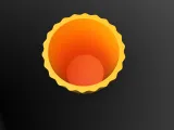 Ribbed vase-2