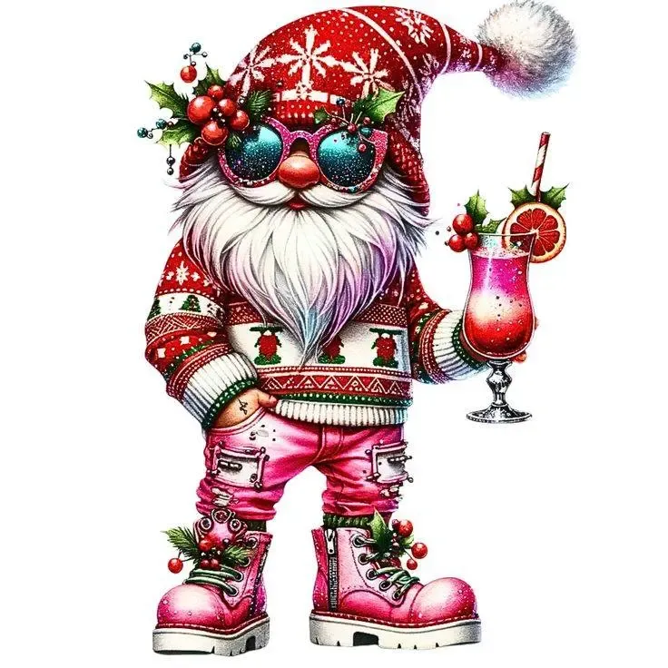 Pool Party Santa