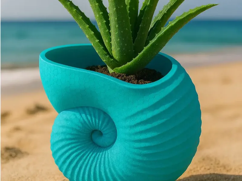 Maceta caracola