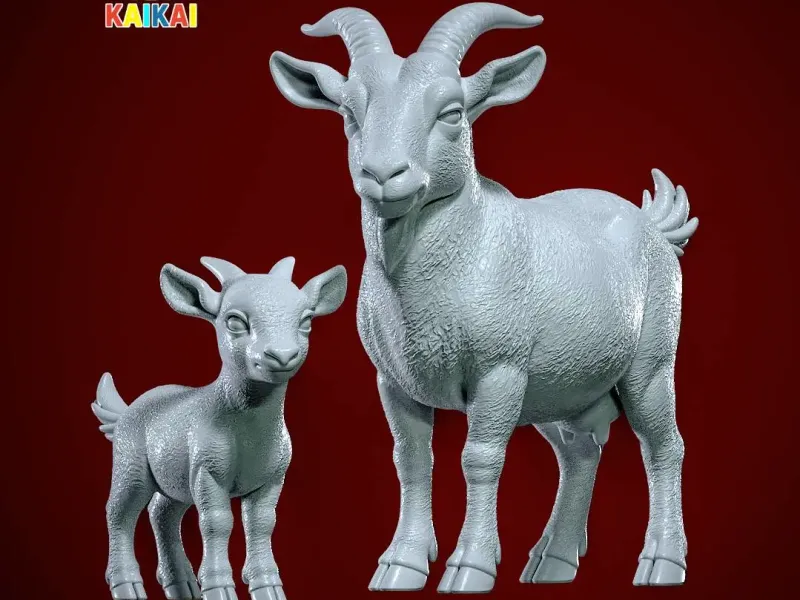 Family Goat - Goat model - 3D print
