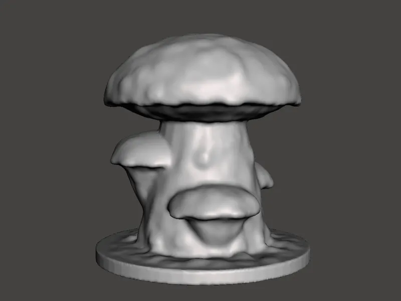 Deep Woods Fungi (role playing game miniature piece)