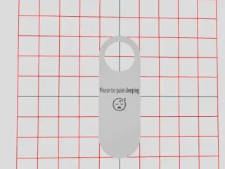 Sleeping sign