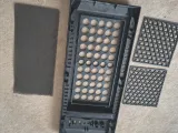 Universal front panel for PC computer. Air intake, ventilation.-3