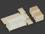 Dollhouse Kitchen Buffet-1