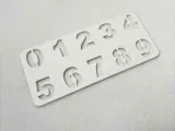 Numbers stencil-0