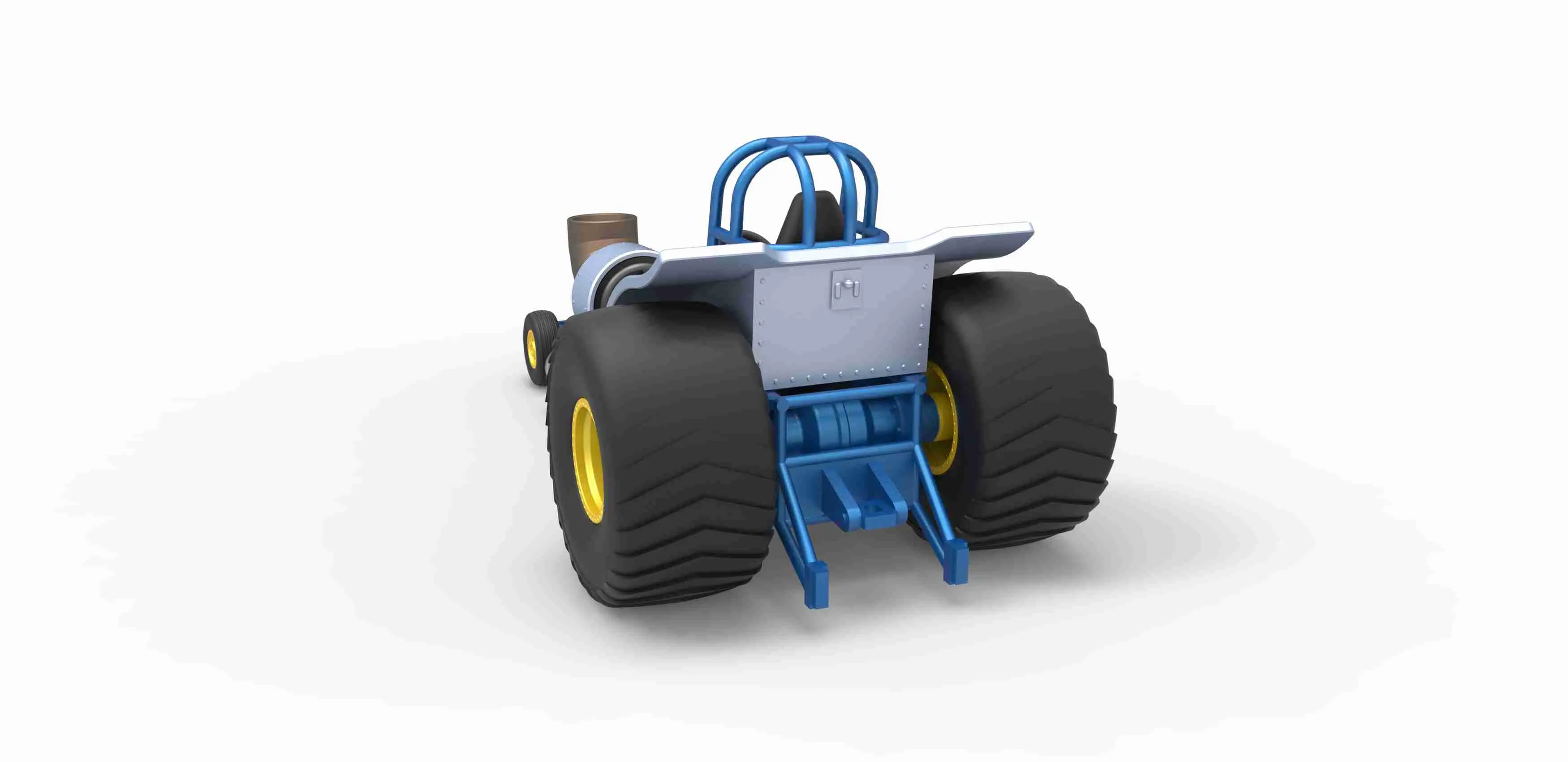 Mini trekker met straalmotor V2 Schaal 1:25