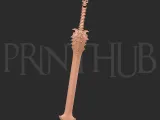 Baul Sword from Devil May Cry anime 2007 for cosplay STL-0