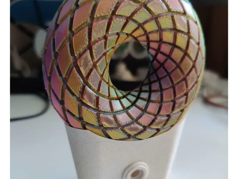 BASE Rodin Coil Torus .STL 100mm. x 35mm. Diameter | iToroid