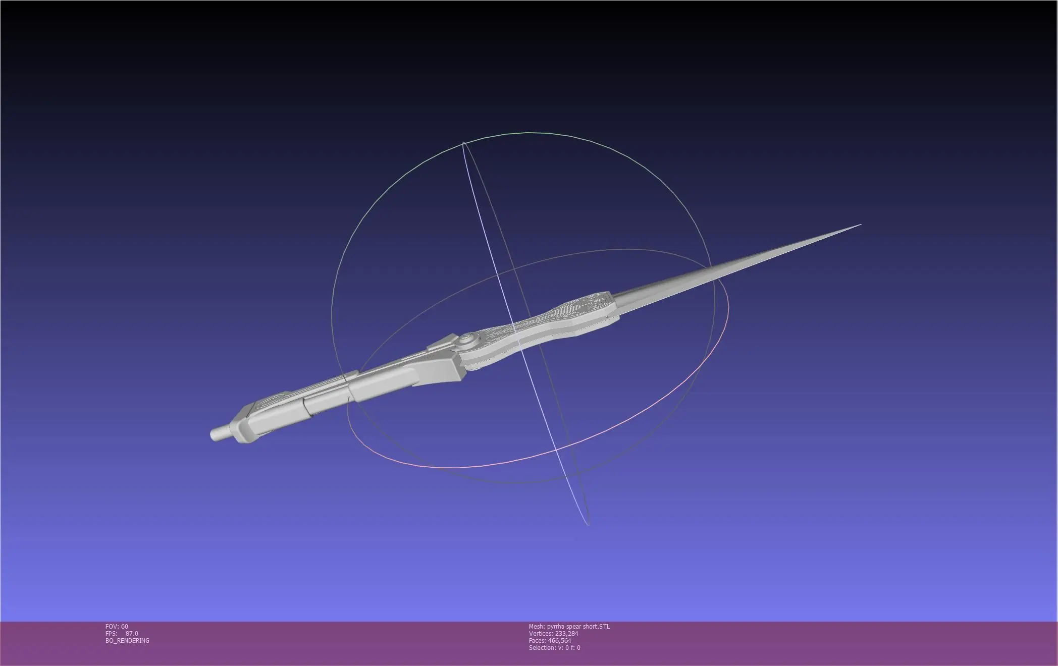 RWBY Pyrrha Nikos Spear Printable Assembly