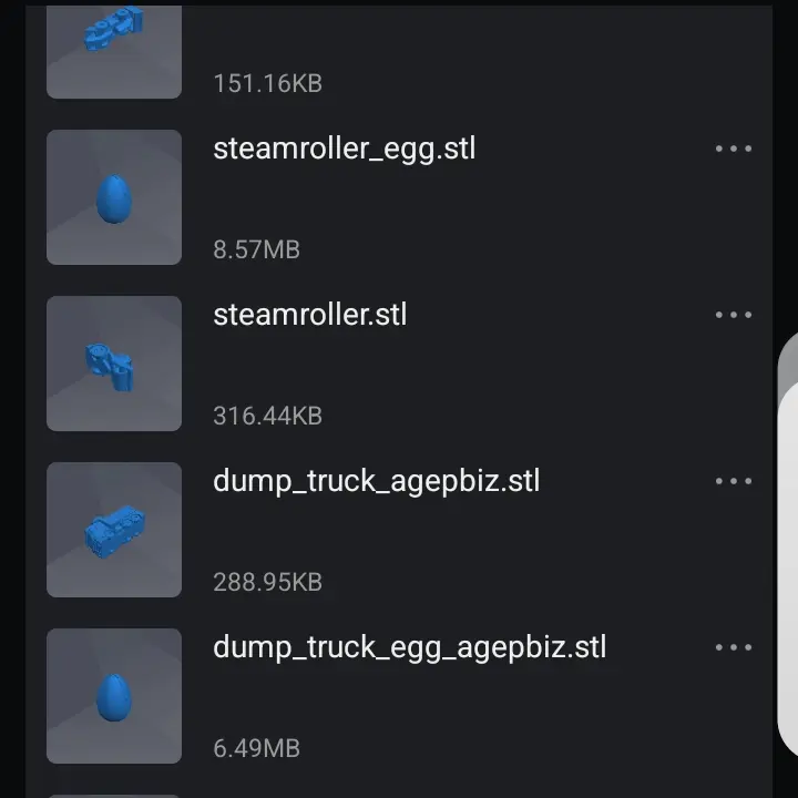 mini heavy equipment variety and eggs