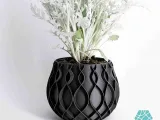 Pot de fleurs "Bellvere" | Jardinière + bac de drainage STL à imprimer en 3D-9