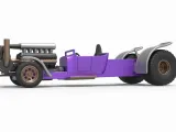 Pulling truck 2wd Hot rod with turbo V12 Scale 1:25-1