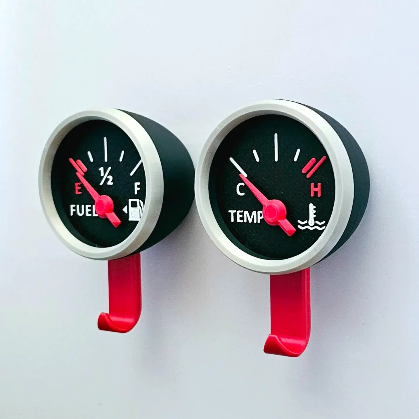 Fuel Gauge Wall Key Holder Hanger