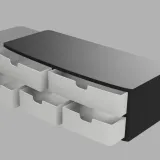 SOPORTE MONITOR CON CAJONES
