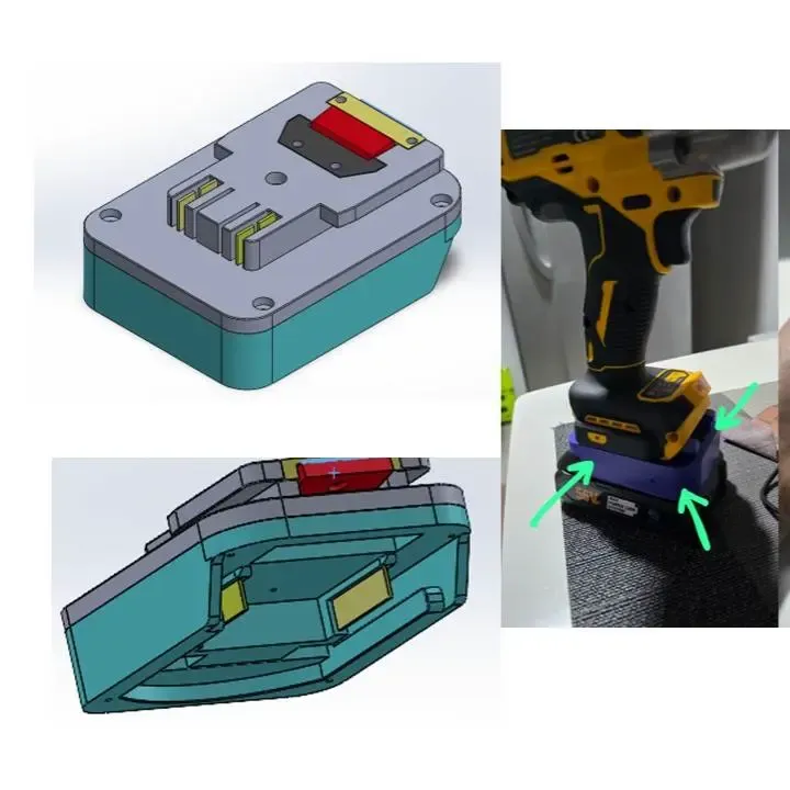LITIO BATTERY ADAPTER /ADAPTADOR PARA BATERIA DE LITIO