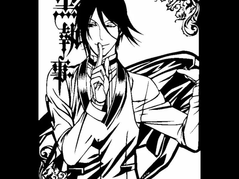 Estêncil Black Butler