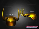 Classic Loki Helmet - Marvel Cosplay - Loki Tv Series-5