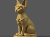 Stunning Pharaonic Statue STL File for Unique Decor-2