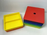Stackable sorting trays with lid-2