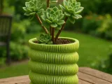SpiraPot – Modern 2-Part Planter with Water Reservoir-2