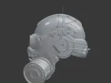 Gas Mask – 3D Printable Post-Apocalyptic-3