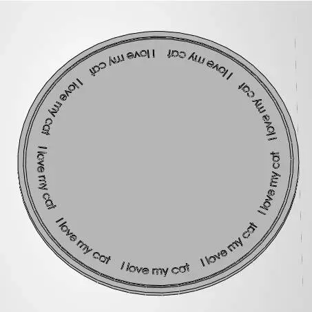 I love my cat coaster