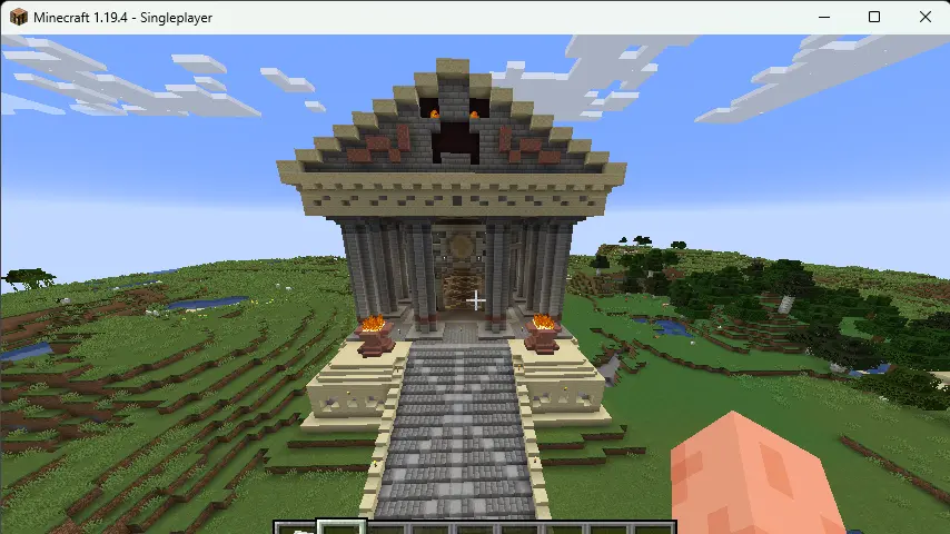 Tempio di Minecraft Creeper
