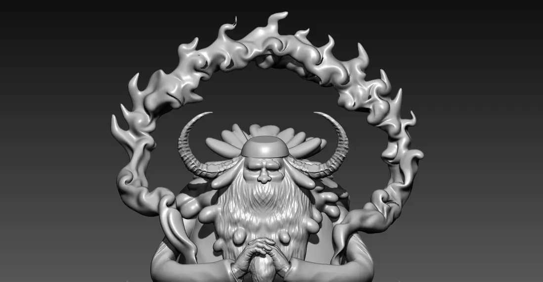 SAIN SATURN - FIVE ELDERS - ONE PIECE - 3D PRINT