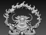 SAIN SATURN - FIVE ELDERS - ONE PIECE - 3D PRINT-2