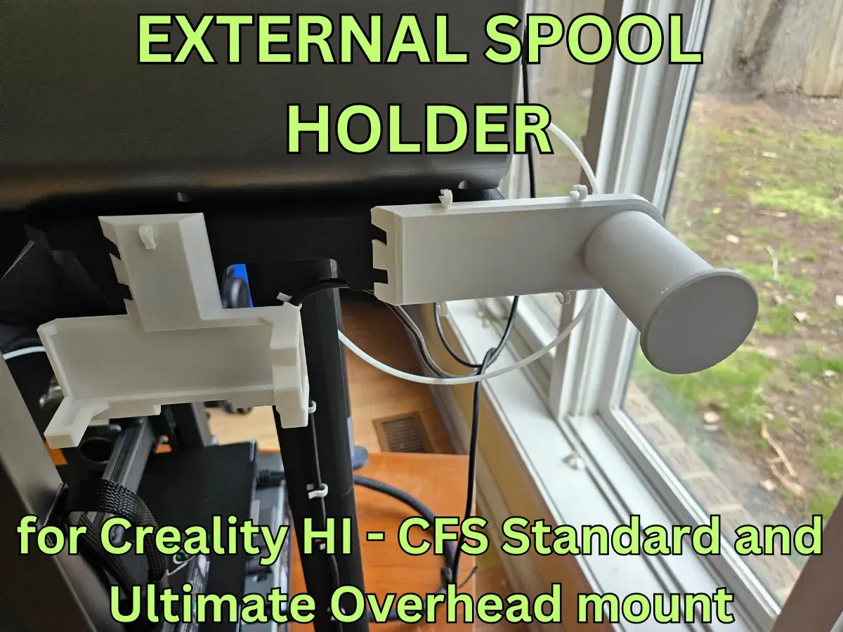 EXTERNAL SPOOL HOLDER FOR CREALITY HI - CFS OVERHEAD MOUNT