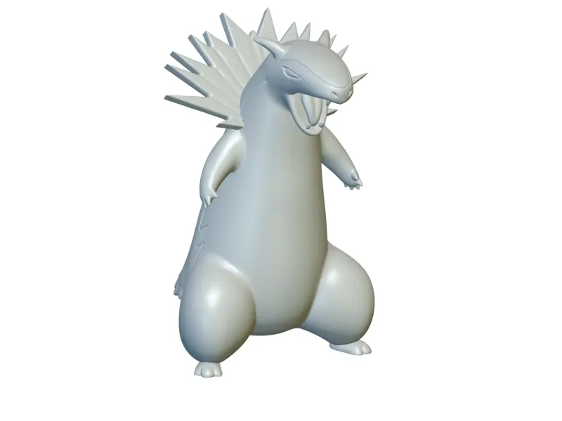 Pokemon Typhlosion #157 - Ready for 3D Printing!