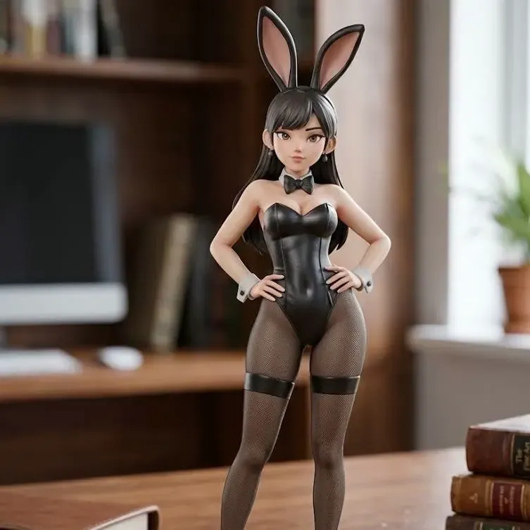 sexy girl in bunny costume