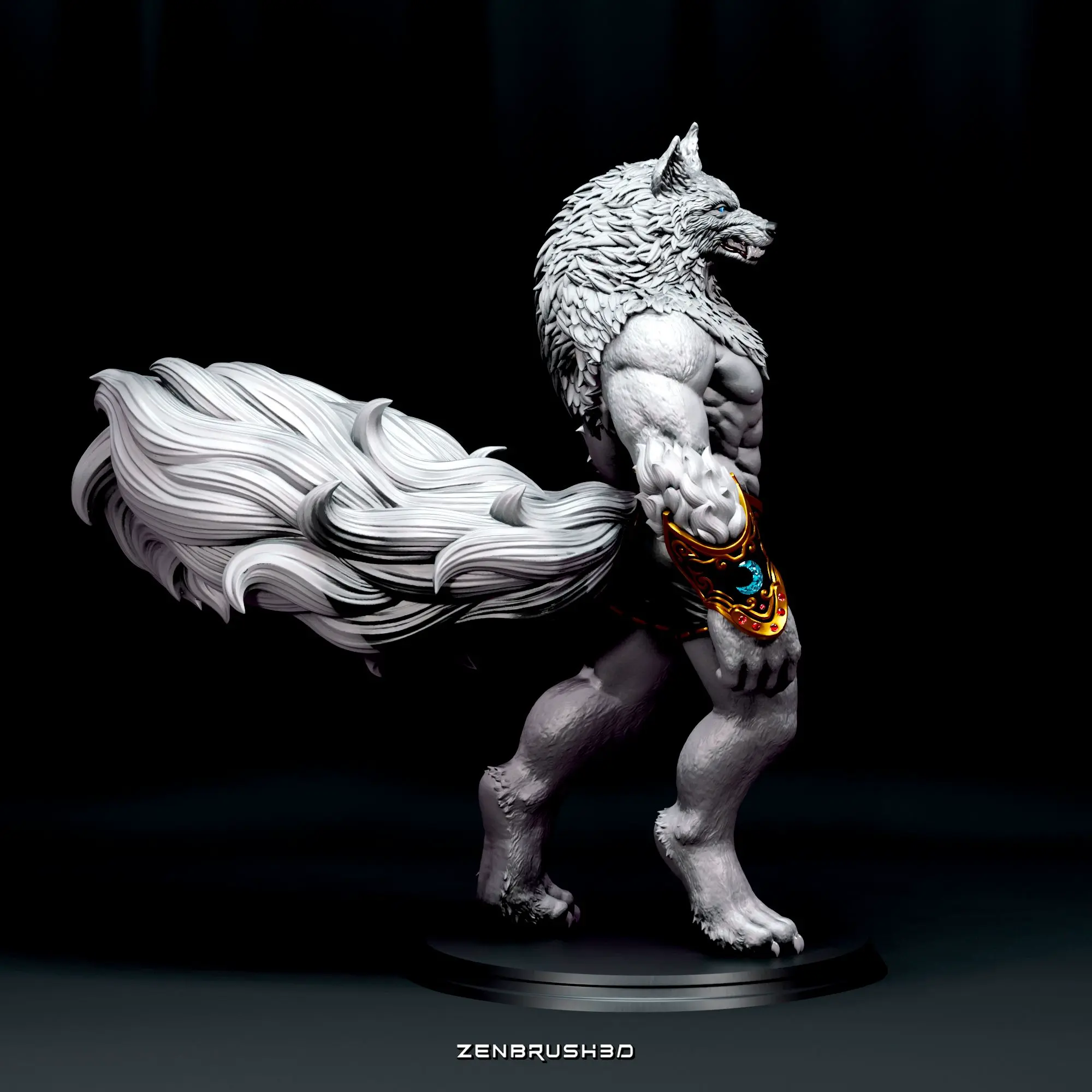 WEREWOLF - YUGO -BLOODY ROAR STL - 3D PRINTING