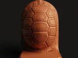 Geometric Turtle Shell Bookends | Modern Animal Book Stand |-1