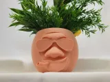 planter head man, rasta smoking joint vase-1