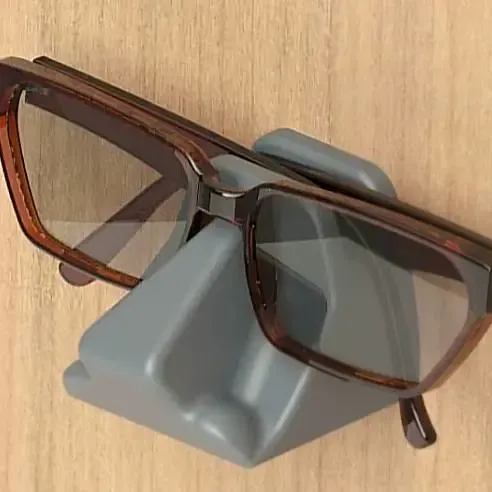 Glasses holder for desk