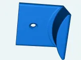 Head phone holder for the wall-2