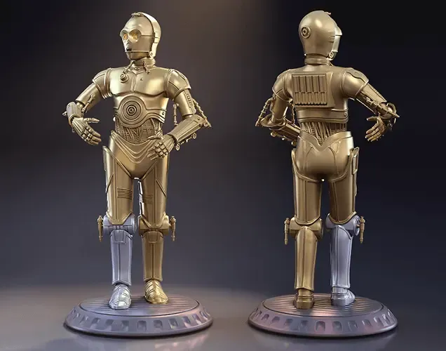 Star Wars C3PO statue
