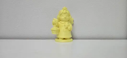 Cute Angel with Lantern and Star Christmas Figurine