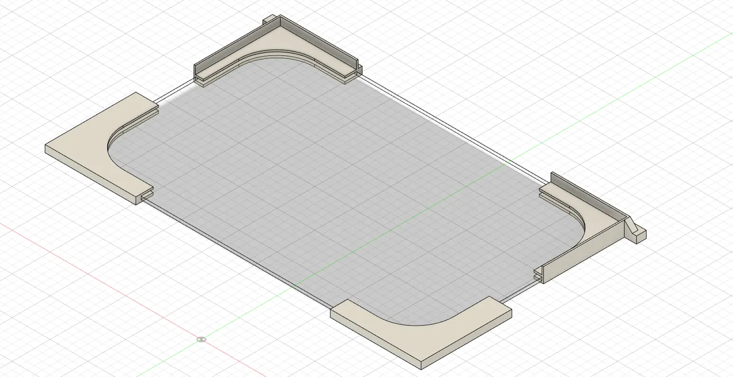 Beko/Arctic compatible glass support