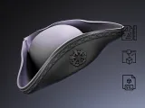Three-Cornered Pirate Hat #RoZ-2