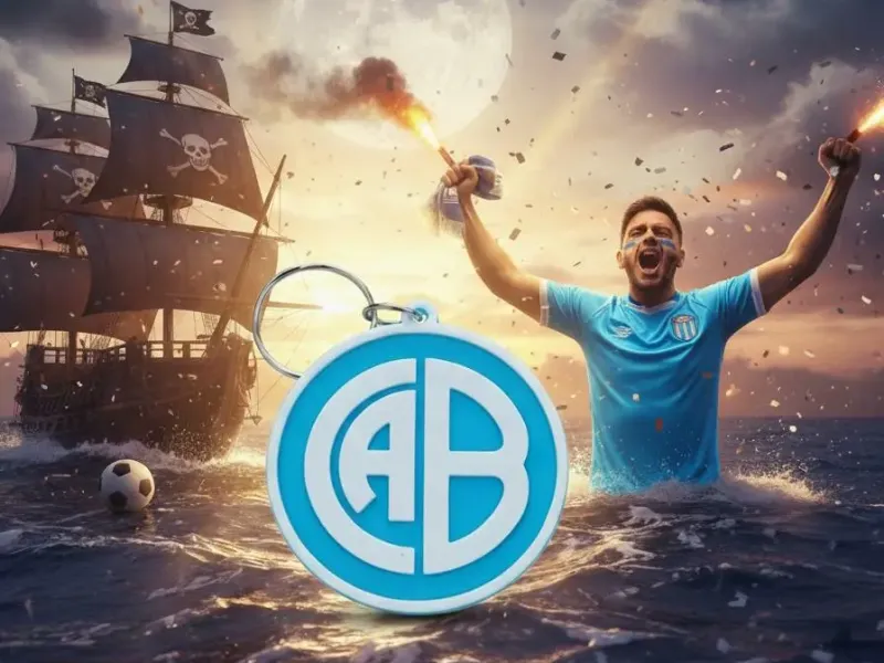 llavero nuevo escudo belgrano de cordoba