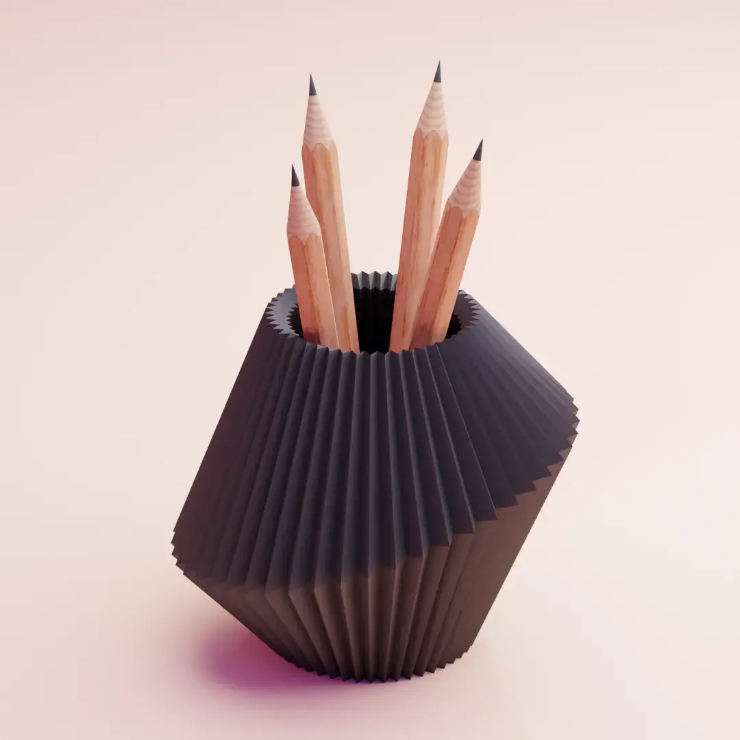 pencil holder desk organizer with cool design