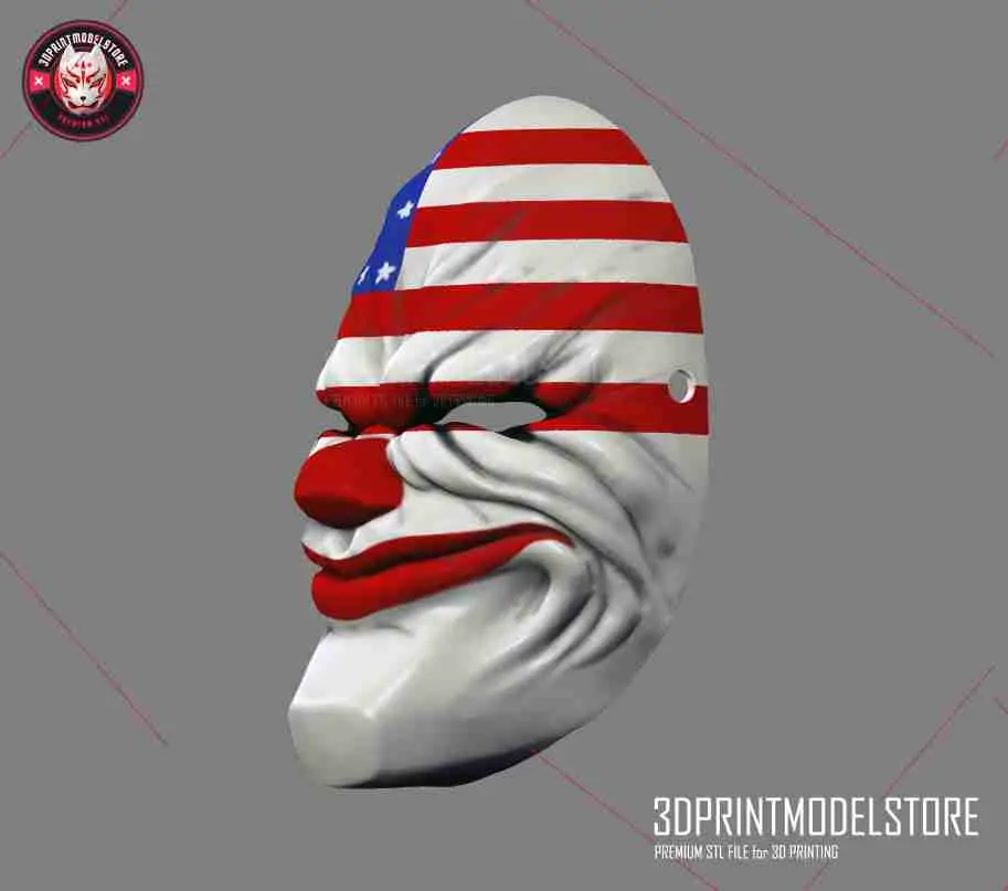 Payday Game Cosplay Mask - Halloween Costume