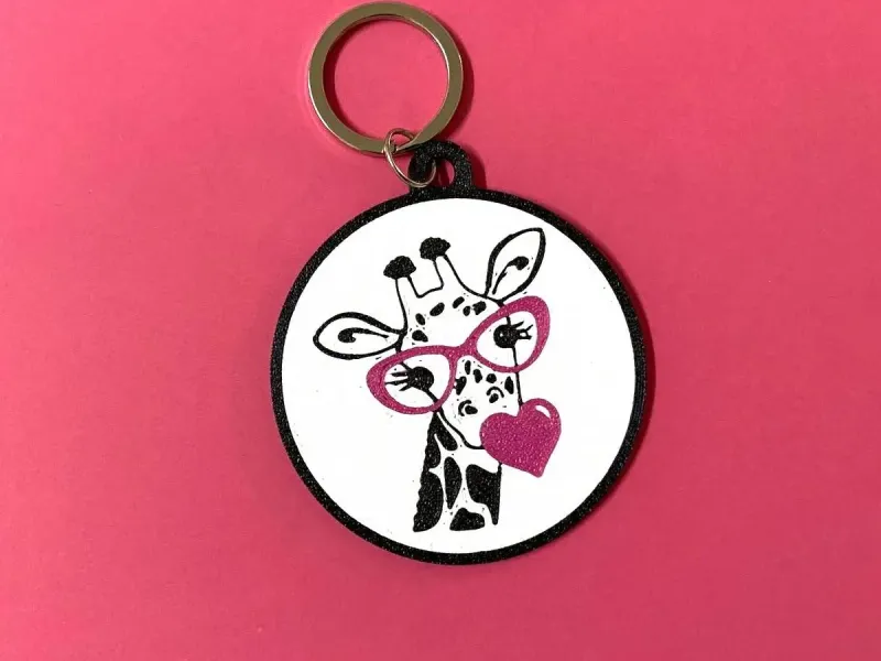 Giraffe in love