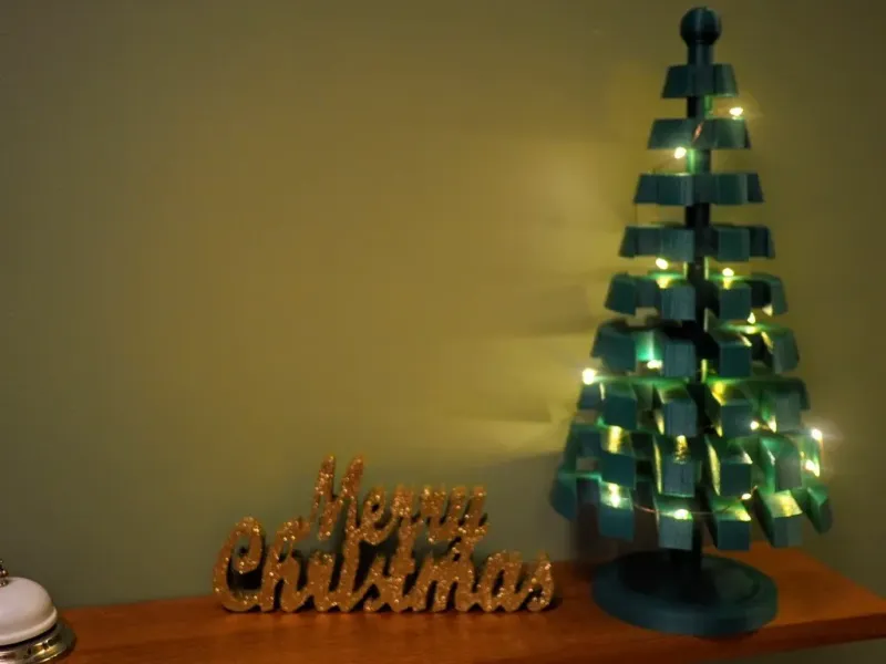 LEGO-inspirierter Weihnachtsbaum